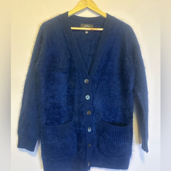 J Crew heavyweight brushed cashmere cardigan - Picture 1 of 10